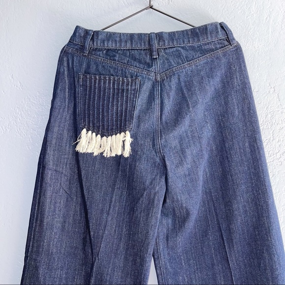 Tory Burch TILLY WIDE LEG JEAN RISE WASH 27 - Picture 5 of 8